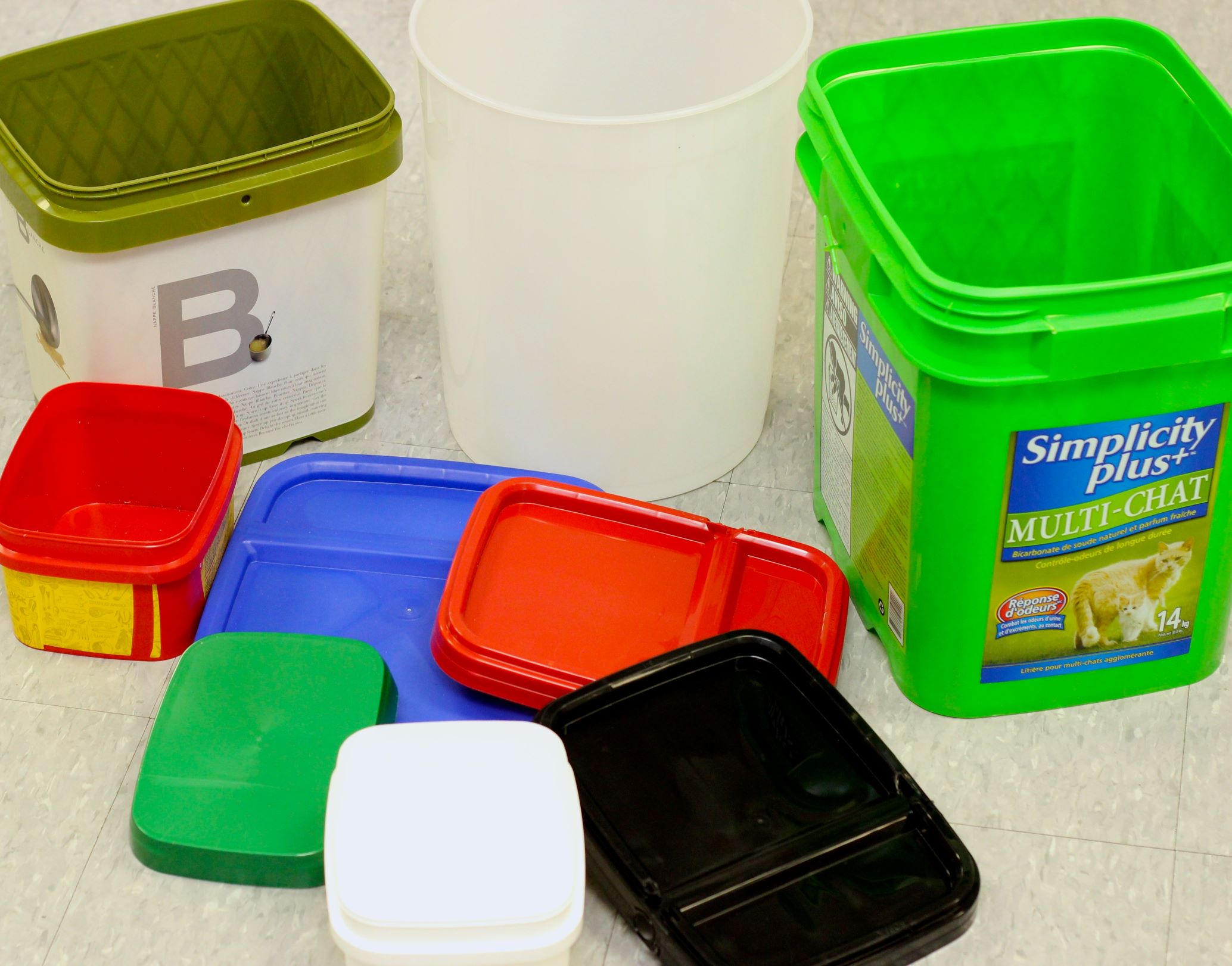 Recycled plastic materials