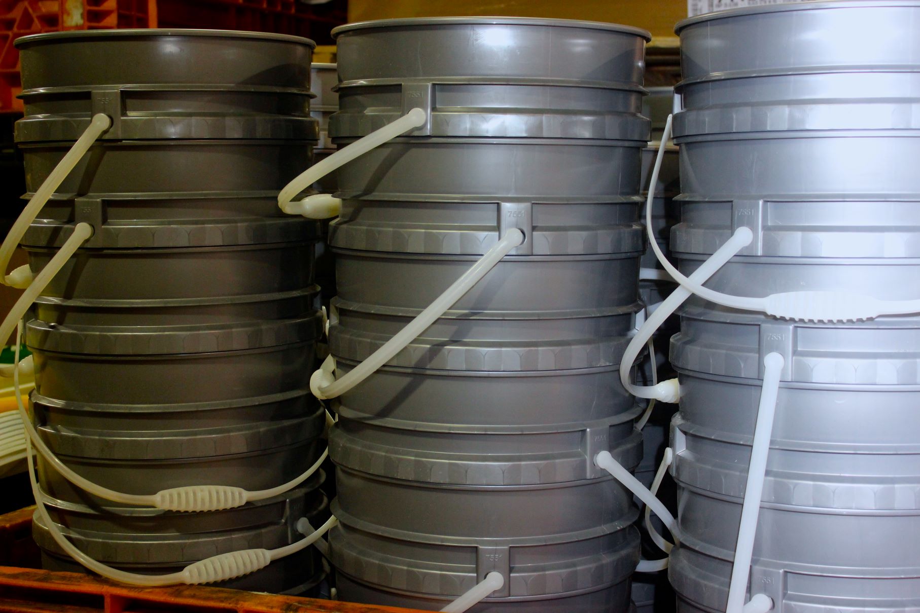 Industrial plastic containers